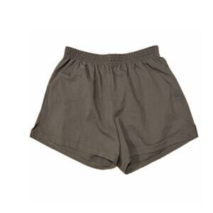 Soffe shorts grey cotton blend elastic waist